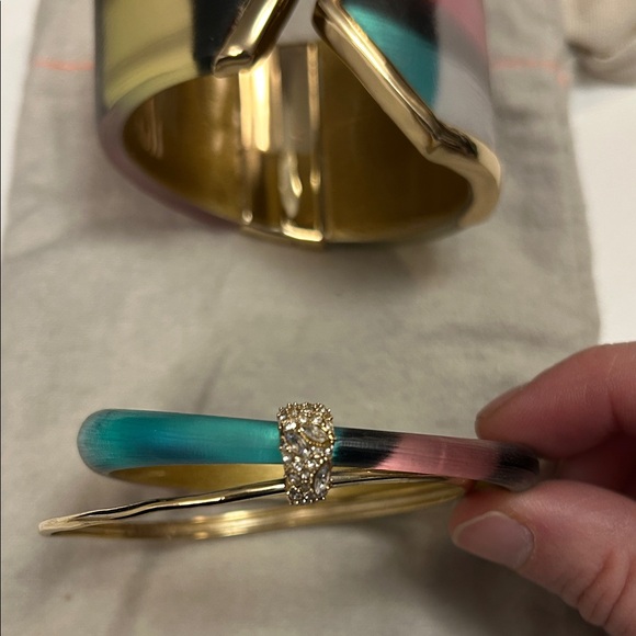 Alexis Bittar cuff and bracelet set - Picture 2 of 4